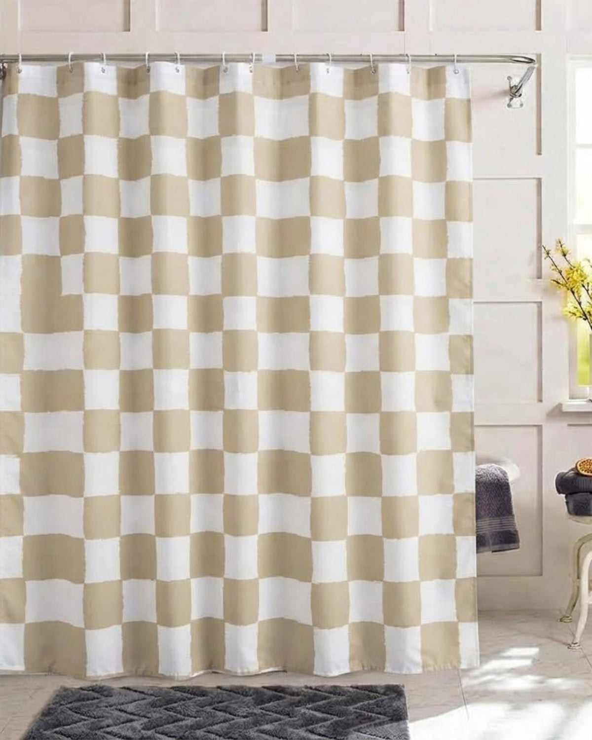 PEVA Shower Curtain - 180 × 180