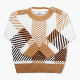 Newborn Boys Sweater - Brown, Newborn Boys Winterwear, Chase Value, Chase Value