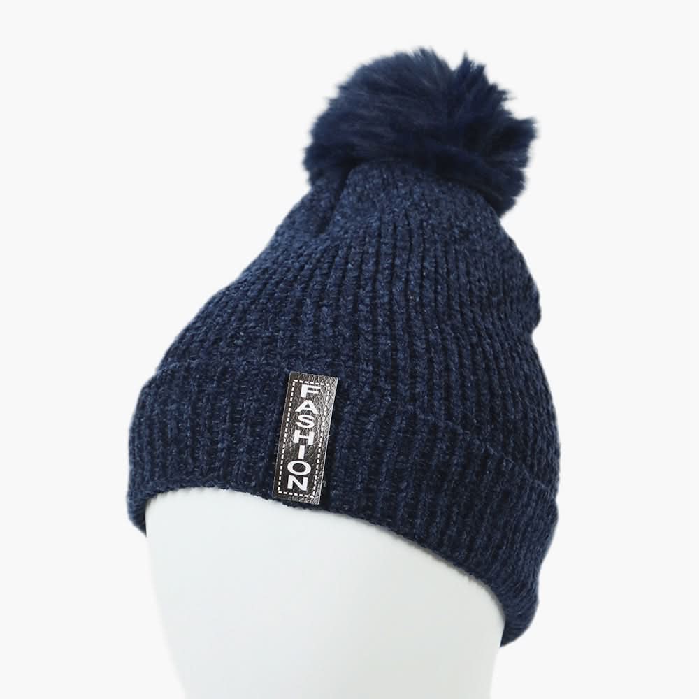 Women's Woolen Cap - Navy Blue, Women Hats & Caps, Chase Value, Chase Value