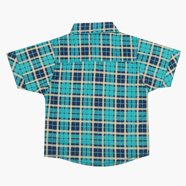 Boys Half Sleeves Casual Shirt - Sea Green, Boys Shirts, Chase Value, Chase Value