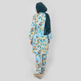 Women's Printed Co-Ord Set - Sky Blue, Women Co-Ord Set, Chase Value, Chase Value
