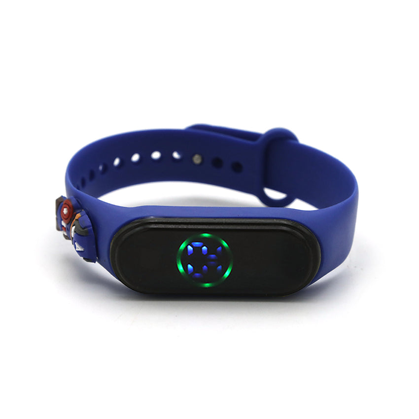 LED Band Sticker Watch - Blue