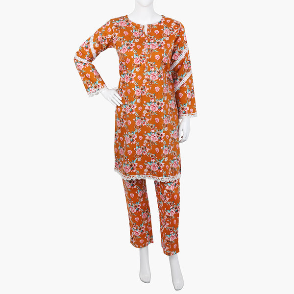 Women's Printed Shalwar Suit - Brown, Women Shalwar Suits, Chase Value, Chase Value