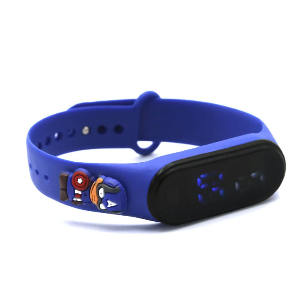 LED Band Sticker Watch - Blue, Girls Watches, Chase Value, Chase Value