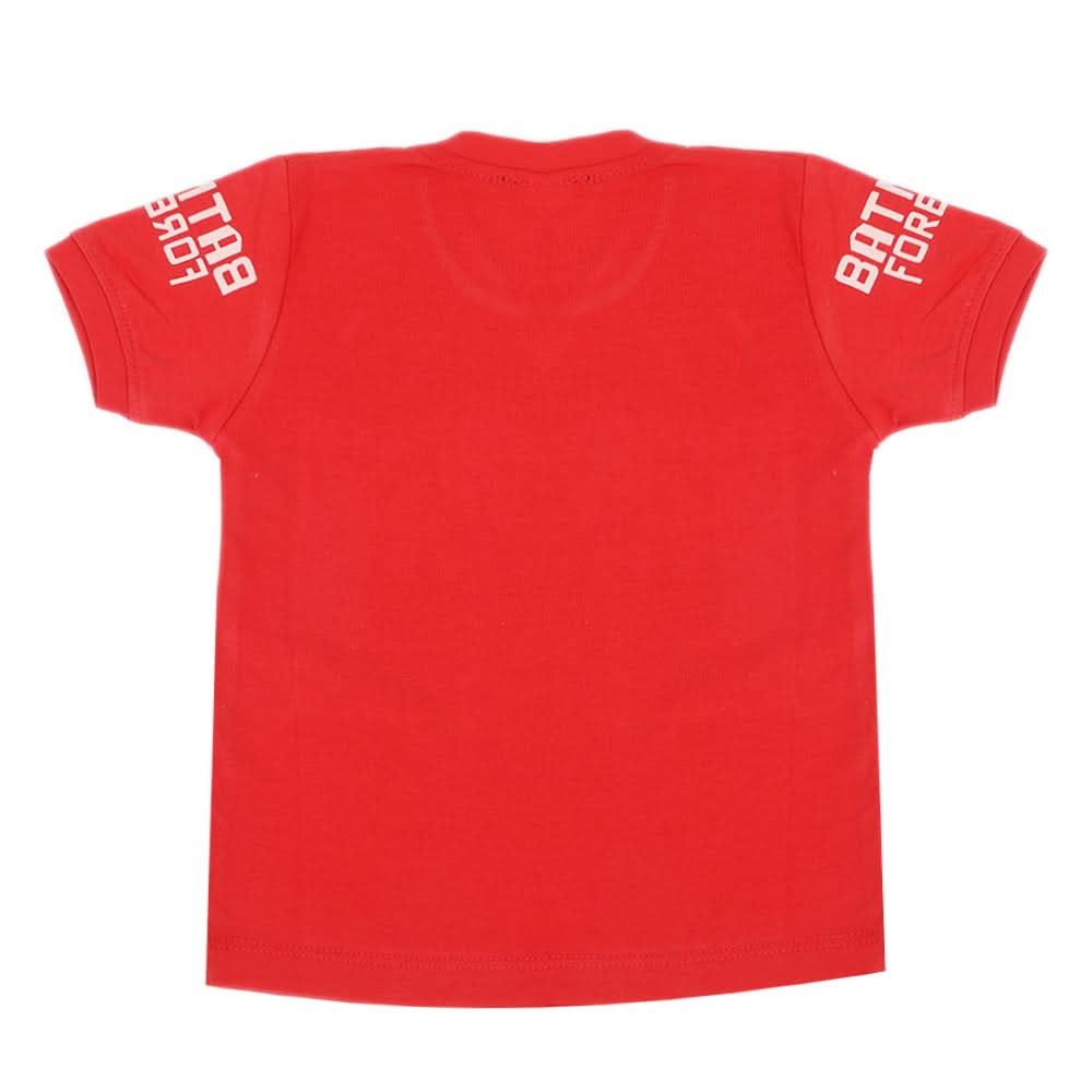 Boys Half Sleeves T-Shirt - Red, Boys T-Shirts, Chase Value, Chase Value