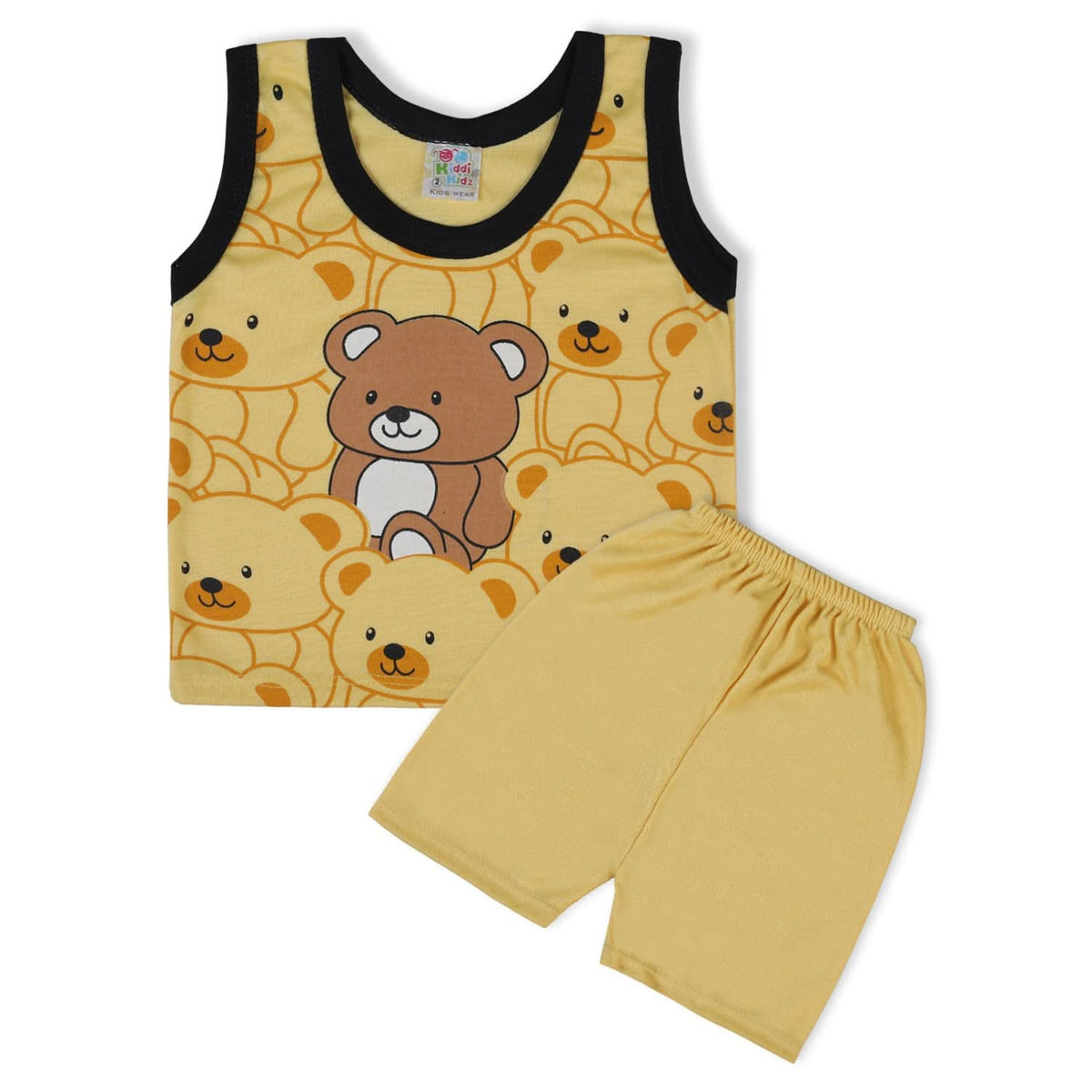 Newborn Boys Sando Suit - Yellow, Newborn Boys Sets & Suits, Chase Value, Chase Value