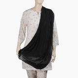 Women's Chiffon Dupatta - Black, Women Dupatta, Chase Value, Chase Value