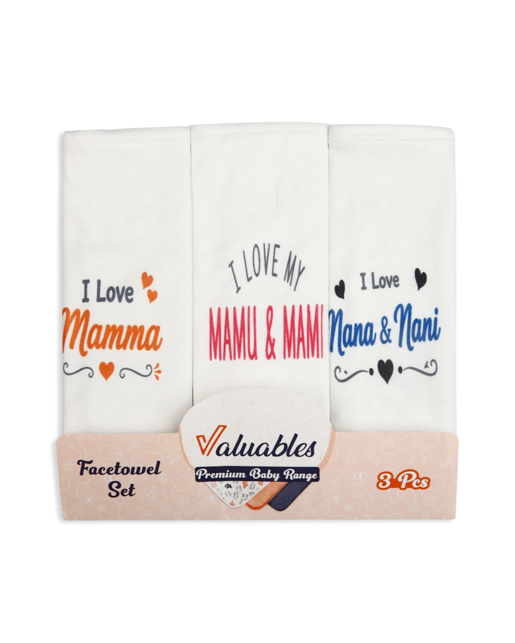 Valuables Newborn Baby Face Towel