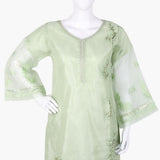 Women's  Organza Fancy 03Pcs Suit - Light Green, Women Shalwar Suits, Chase Value, Chase Value