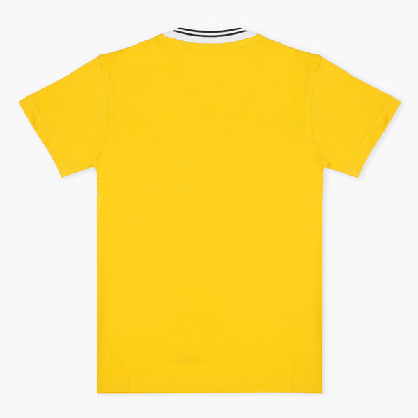 Boys Half Sleeves Polo T-Shirt - Yellow, Boys T-Shirts, Chase Value, Chase Value