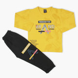 Boys Full Sleeves Suit - Mustard, Boys Sets & Suits, Chase Value, Chase Value