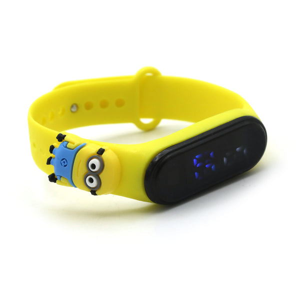 LED Band Sticker Watch - Yellow