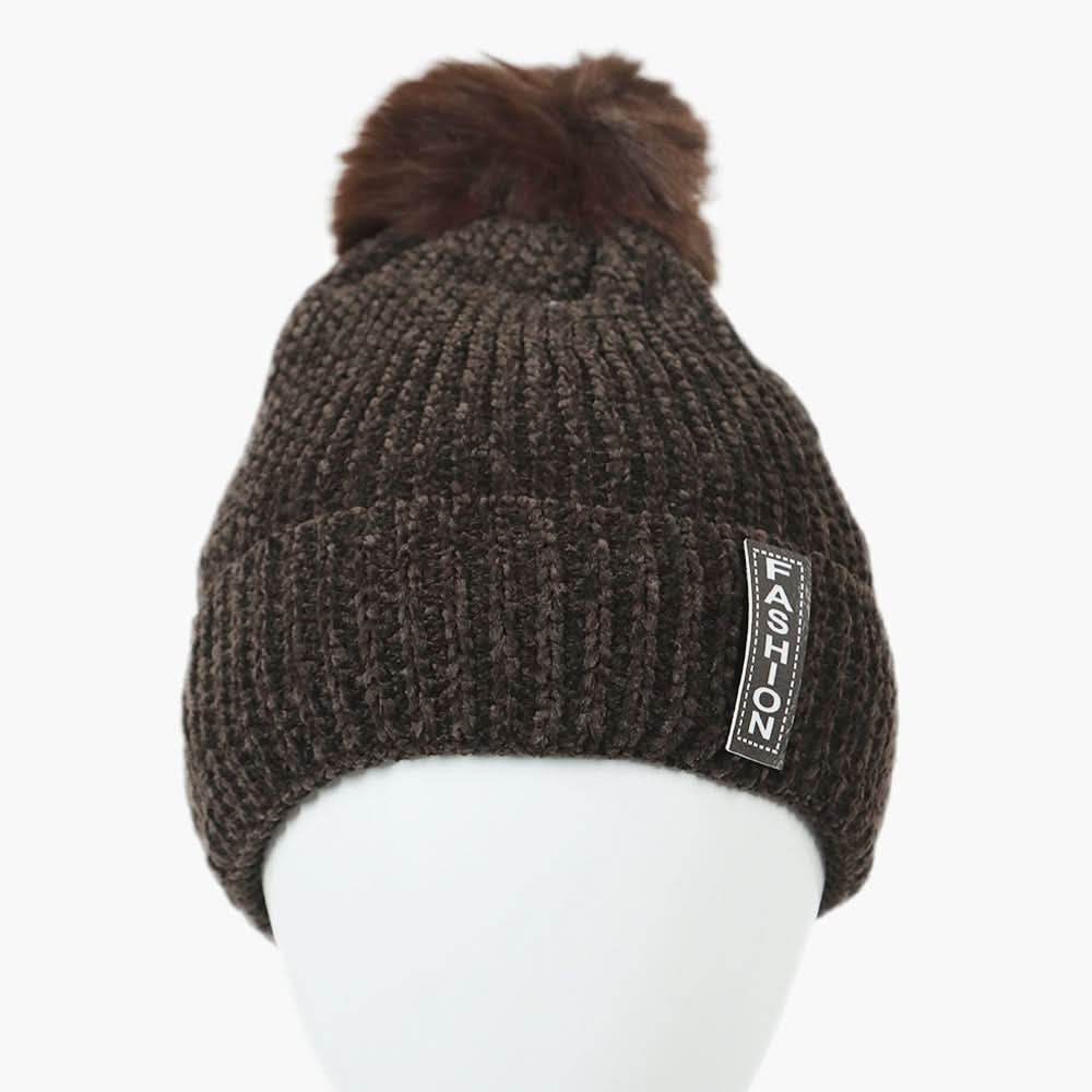 Women's Woolen Cap - Brown, Women Hats & Caps, Chase Value, Chase Value