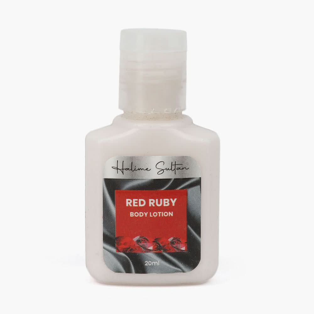 Halime Sultan Body Lotion Red Ruby, 20ml, Creams & Lotions, Halime Sultan, Chase Value
