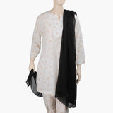 Women's Chiffon Dupatta - Black, Women Dupatta, Chase Value, Chase Value