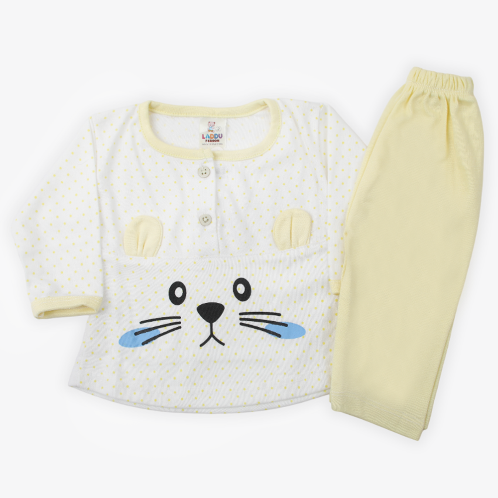Newborn Girls Suit - Yellow, Newborn Girls Winterwear, Chase Value, Chase Value