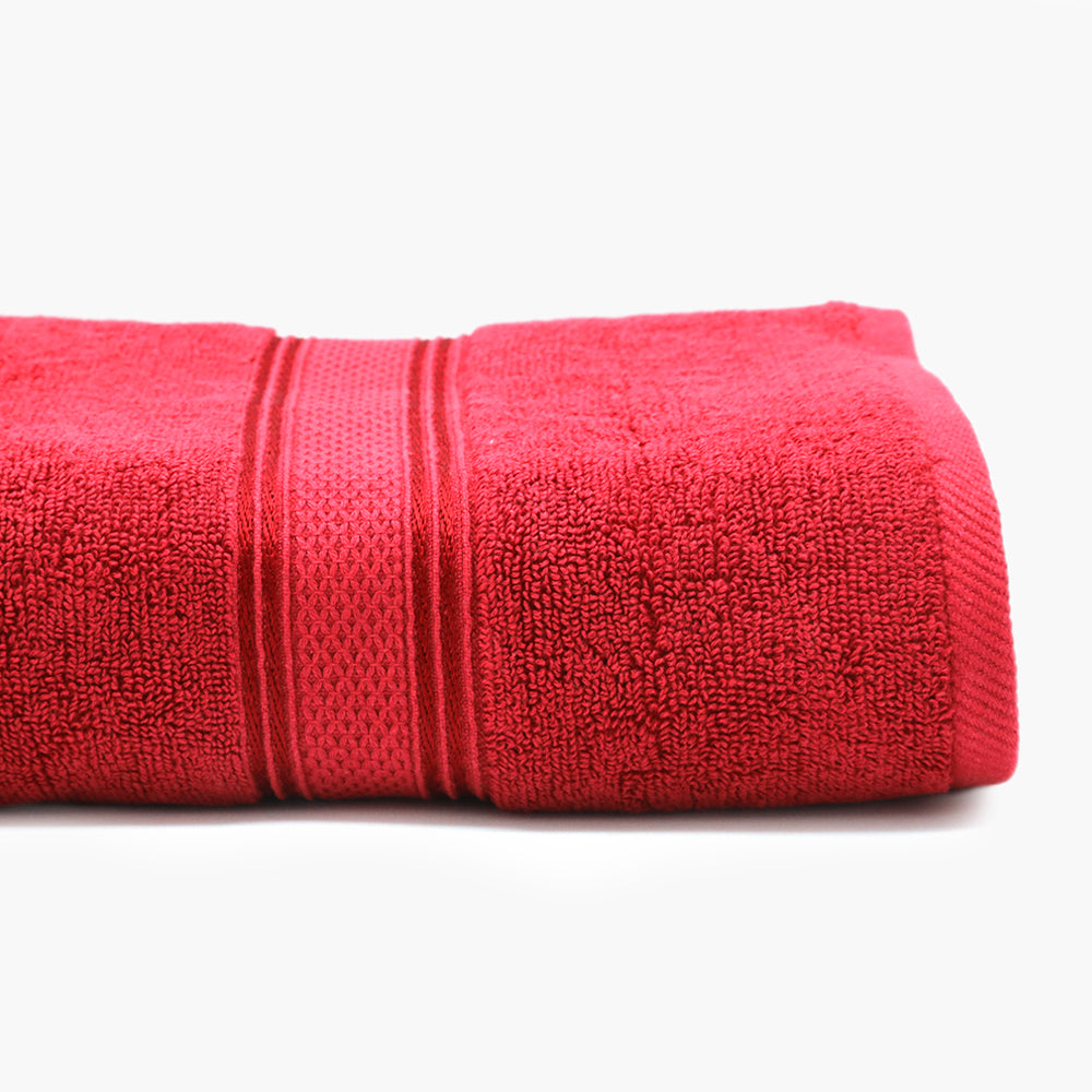 Bath Towel - Red, Bath Towels, Chase Value, Chase Value