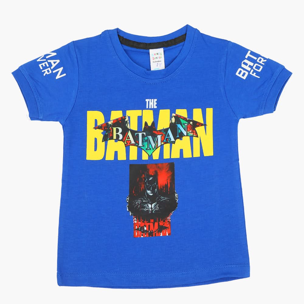 Boys Half Sleeves T-Shirt - Blue, Boys T-Shirts, Chase Value, Chase Value