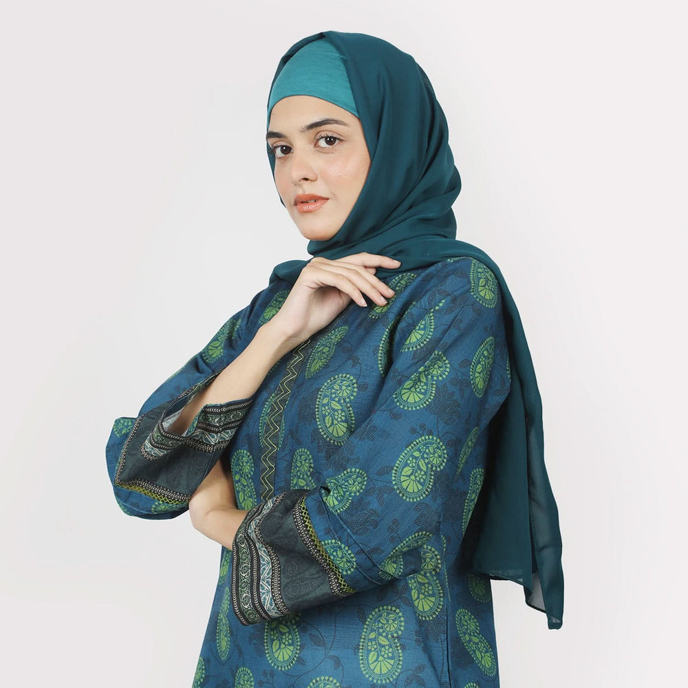 Eminent Women's Khaddar Kurti - Steel Blue, Women Ready Kurtis, Eminent, Chase Value