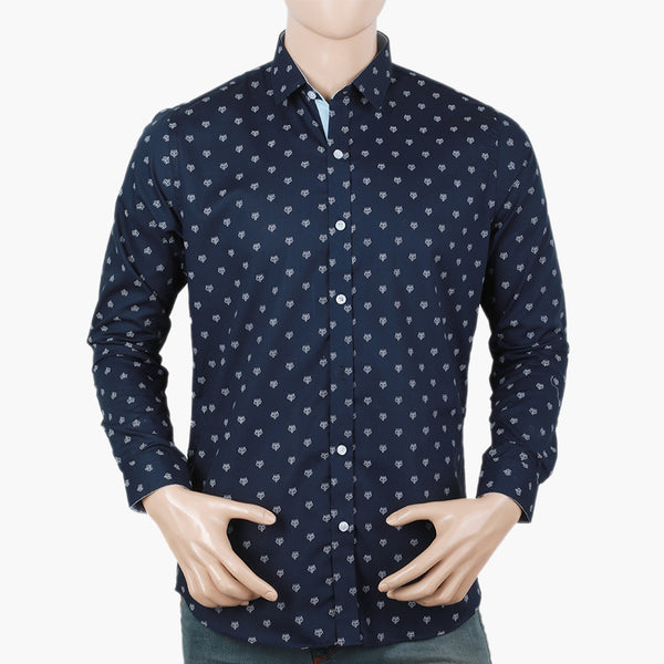 Men's Casual Shirt - Navy Blue, Mens T-Shirts, Chase Value, Chase Value