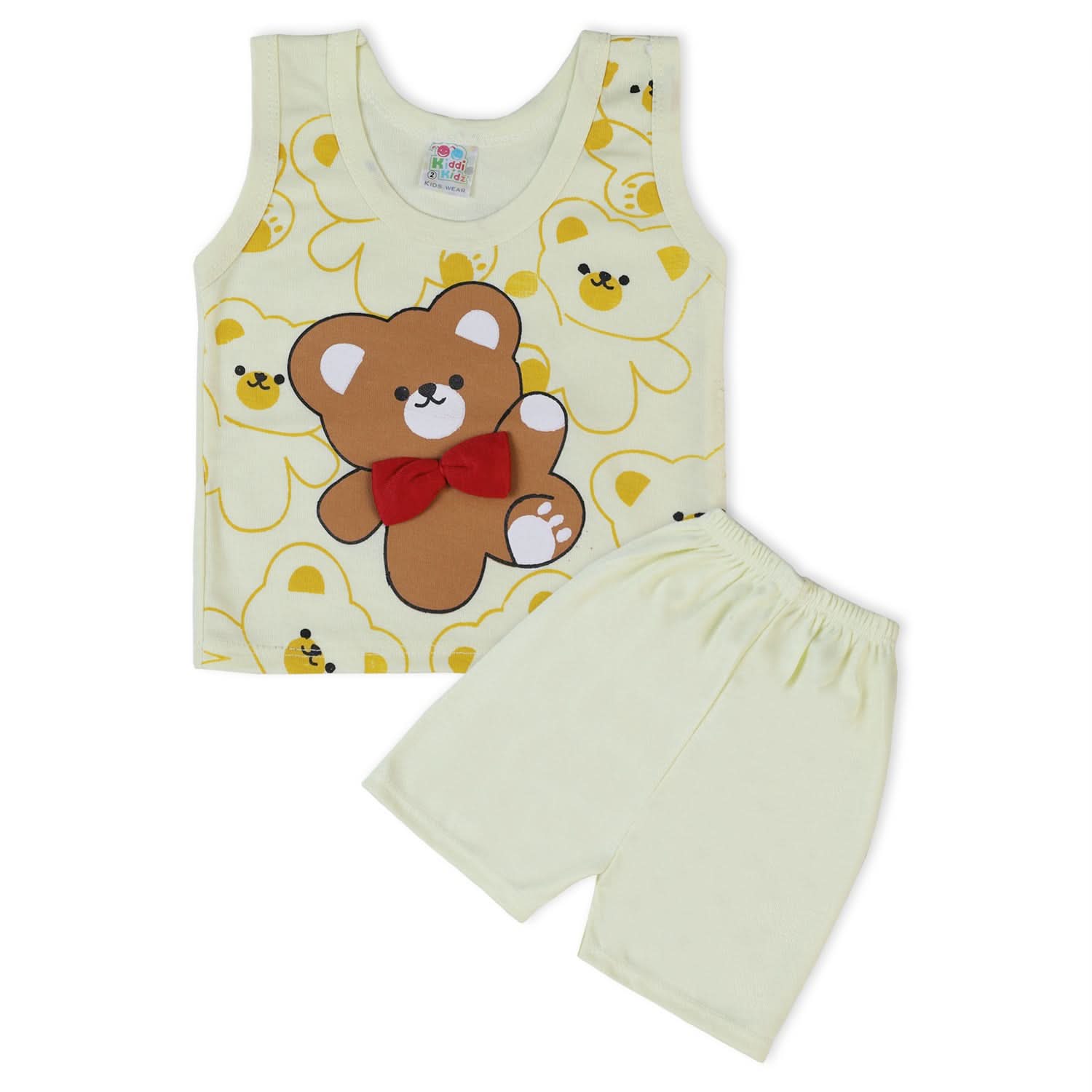 Newborn Boys Sando Suit - Yellow, Newborn Boys Sets & Suits, Chase Value, Chase Value
