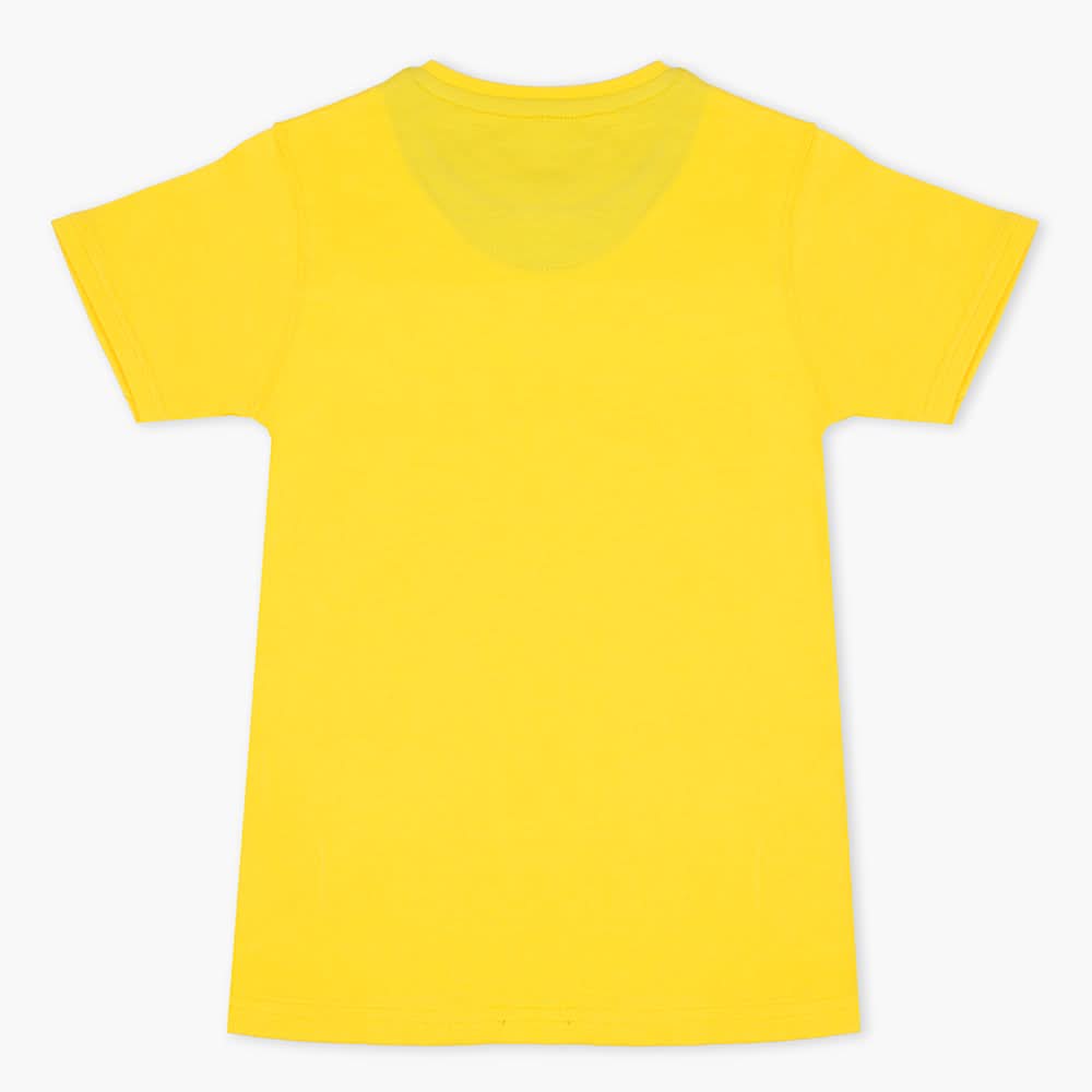 Boys Half Sleeves Polo T-Shirt - Yellow, Boys T-Shirts, Chase Value, Chase Value