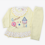 Newborn Girls Suit - Yellow, Newborn Girls Winterwear, Chase Value, Chase Value