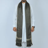 Men’s Winter Shawl - Dark Green, Men's Shawls & Mufflers, Chase Value, Chase Value