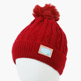 Women's Woolen Cap - Red, Women Hats & Caps, Chase Value, Chase Value