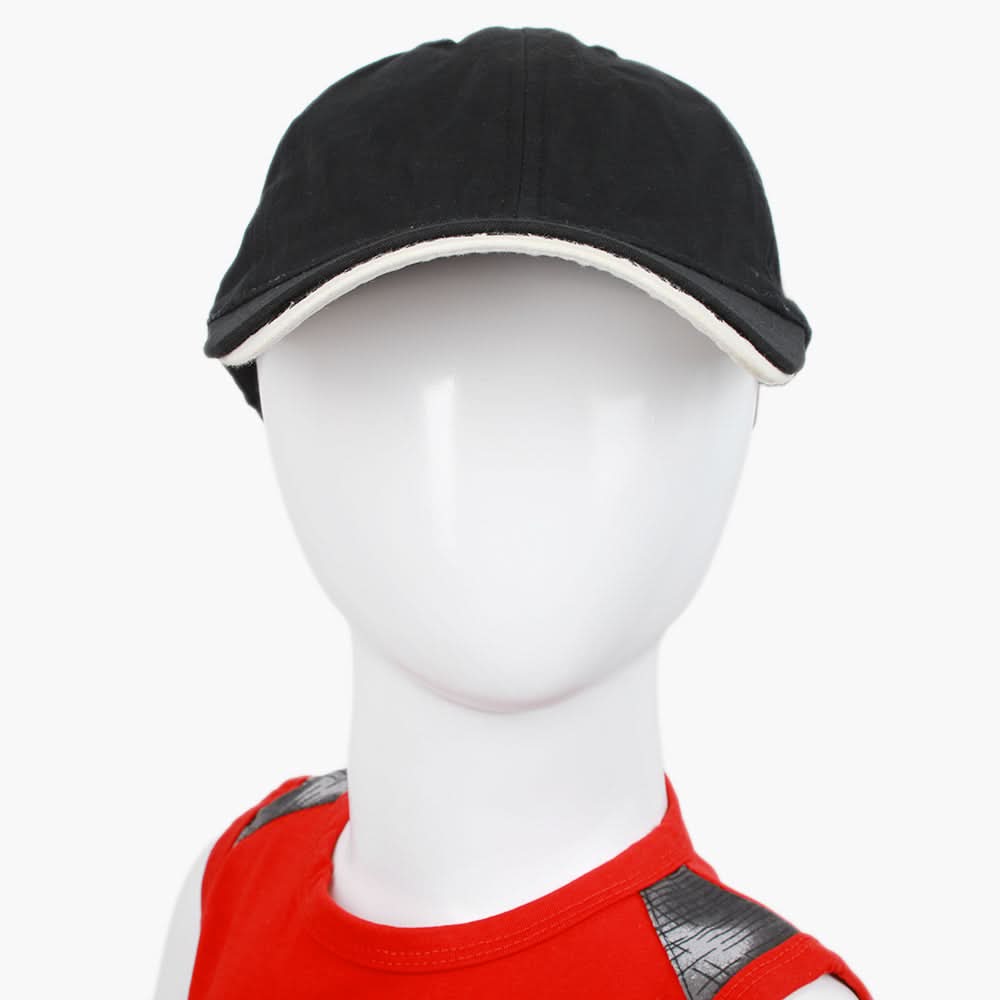 Boys P-Cap - Black, Boys Caps & Hats, Chase Value, Chase Value