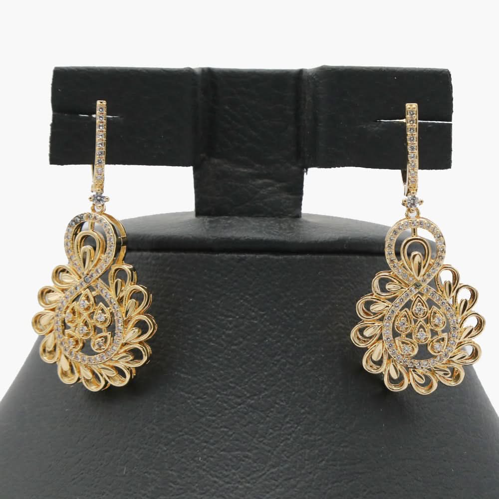 Women's Earing - Golden, Women Earrings & Tops, Chase Value, Chase Value
