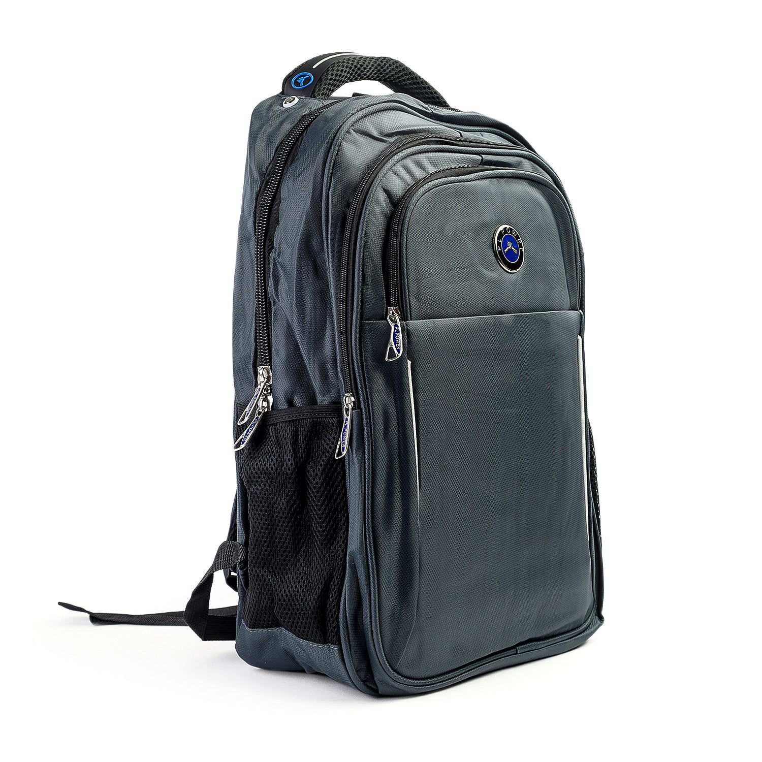 Pl Power Branded Backpack - Grey, BackPack Bags, Chase Value, Chase Value
