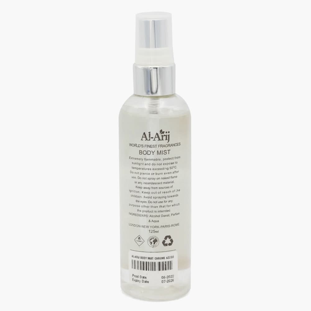 Al-Arij Body Mist  Fahrenheit Azzaro, 125Ml, Men Perfumes, Al Arij, Chase Value