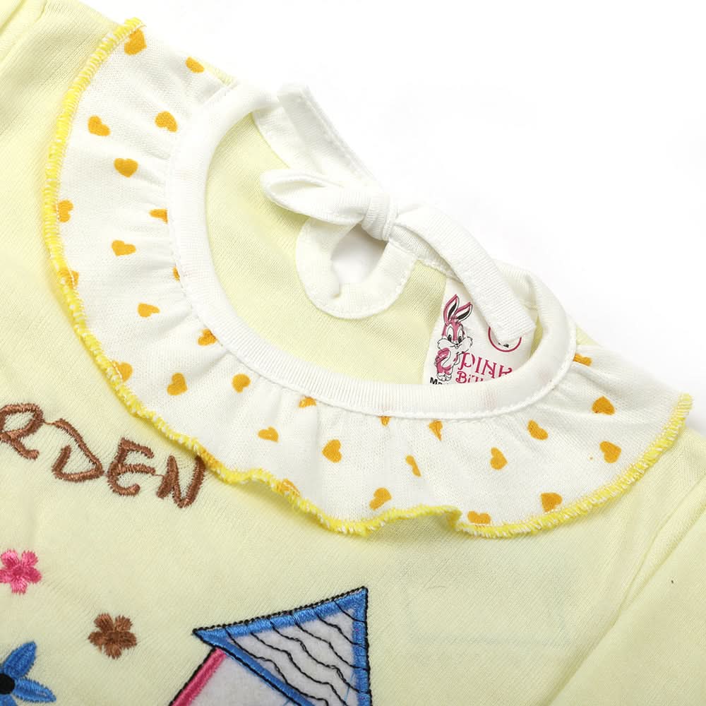 Newborn Girls Suit - Yellow, Newborn Girls Winterwear, Chase Value, Chase Value