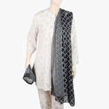 Women's Chiffon Dupatta - Black, Women Dupatta, Chase Value, Chase Value