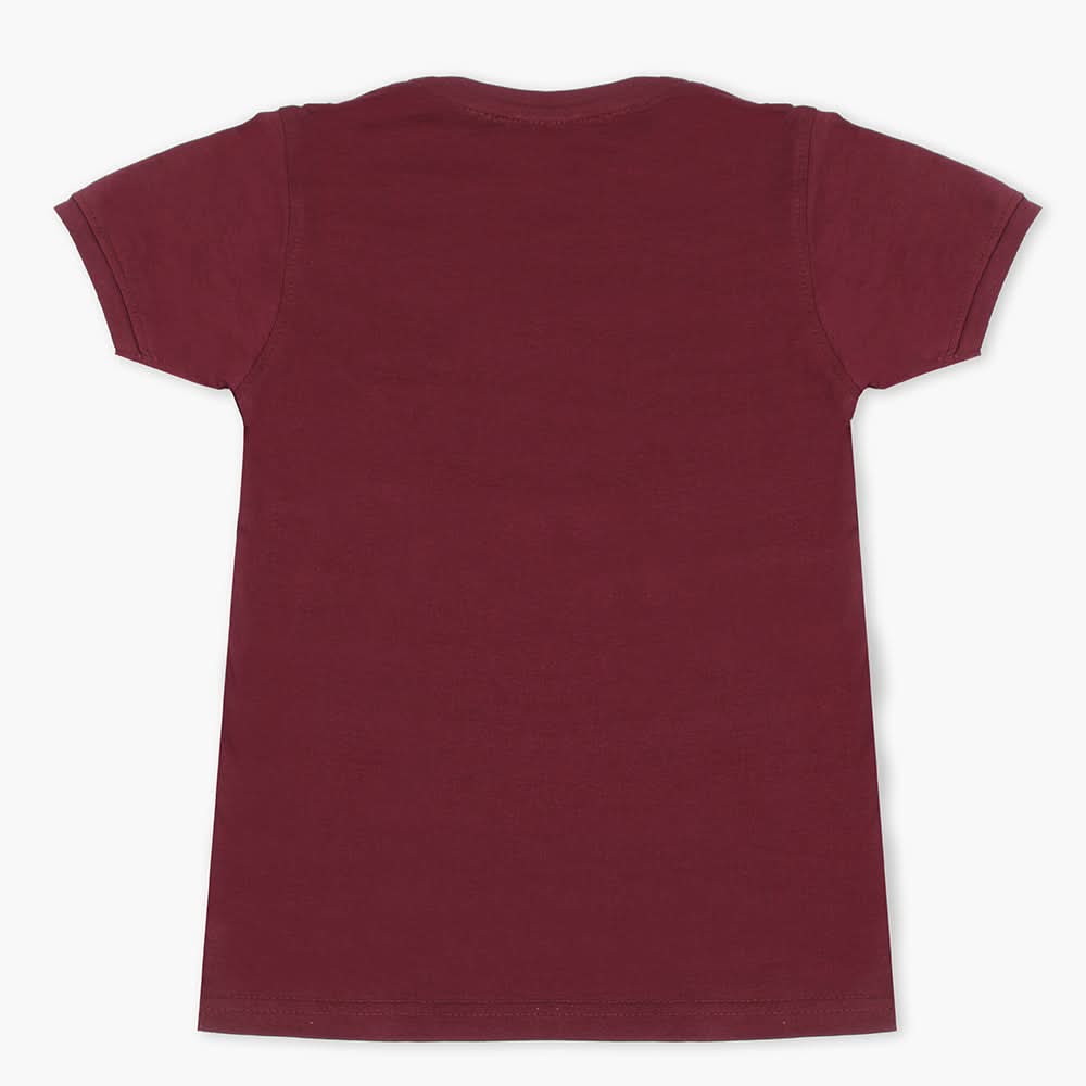 Boys Half Sleeves Polo T-Shirt - Dark Purple, Boys T-Shirts, Chase Value, Chase Value