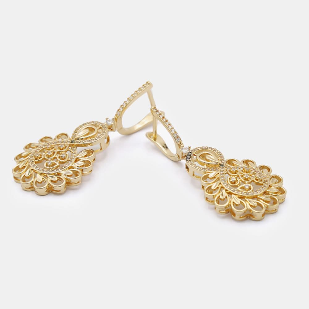 Women's Earing - Golden, Women Earrings & Tops, Chase Value, Chase Value