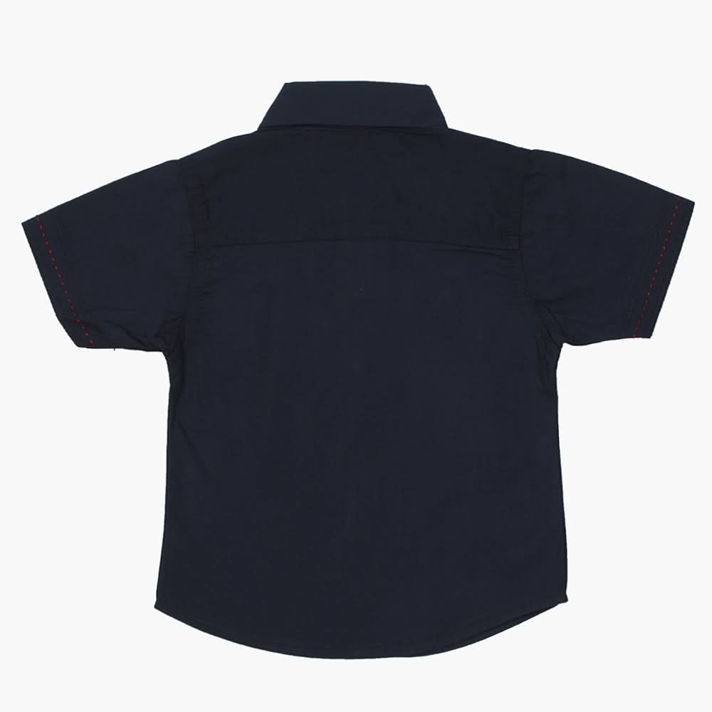 Boys Half Sleeves Casual Shirt - Navy Blue, Boys Shirts, Chase Value, Chase Value
