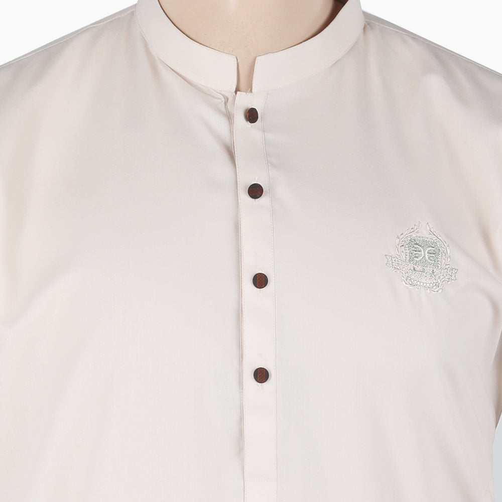 Eminent Men's Trim Fit Kurta Pajama Suit - Peach, Men's Shalwar Kameez, Eminent, Chase Value