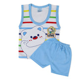 Newborn Boys Sando Suit - Blue, Newborn Boys Sets & Suits, Chase Value, Chase Value