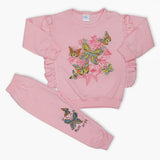 Girls Full Sleeves Tight Suit - Light Pink, Girls Suits, Chase Value, Chase Value