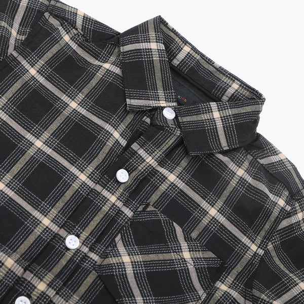 Eminent Boys Casual Shirt - Black