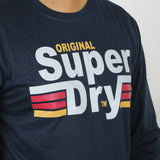 Men's Printed Full Sleeves T-Shirt - Navy Blue, Men's T-Shirts & Polos, Chase Value, Chase Value