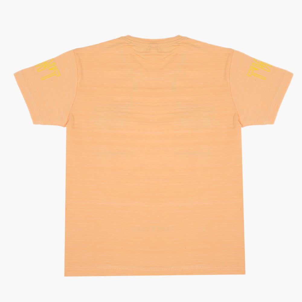 Boys Half Sleeves T-Shirt - Peach, Boys T-Shirts, Chase Value, Chase Value