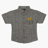 Boys Half Sleeves Casual Shirt - Dark Grey, Boys Shirts, Chase Value, Chase Value