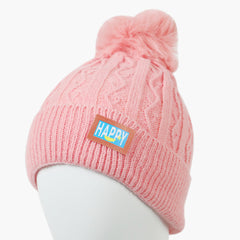 Women's Woolen Cap - Pink, Women Hats & Caps, Chase Value, Chase Value