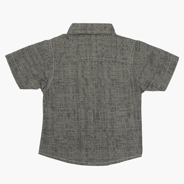 Boys Half Sleeves Casual Shirt - Dark Grey, Boys Shirts, Chase Value, Chase Value
