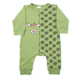 Newborn Boys Romper - Green, Newborn Boys Rompers, Chase Value, Chase Value