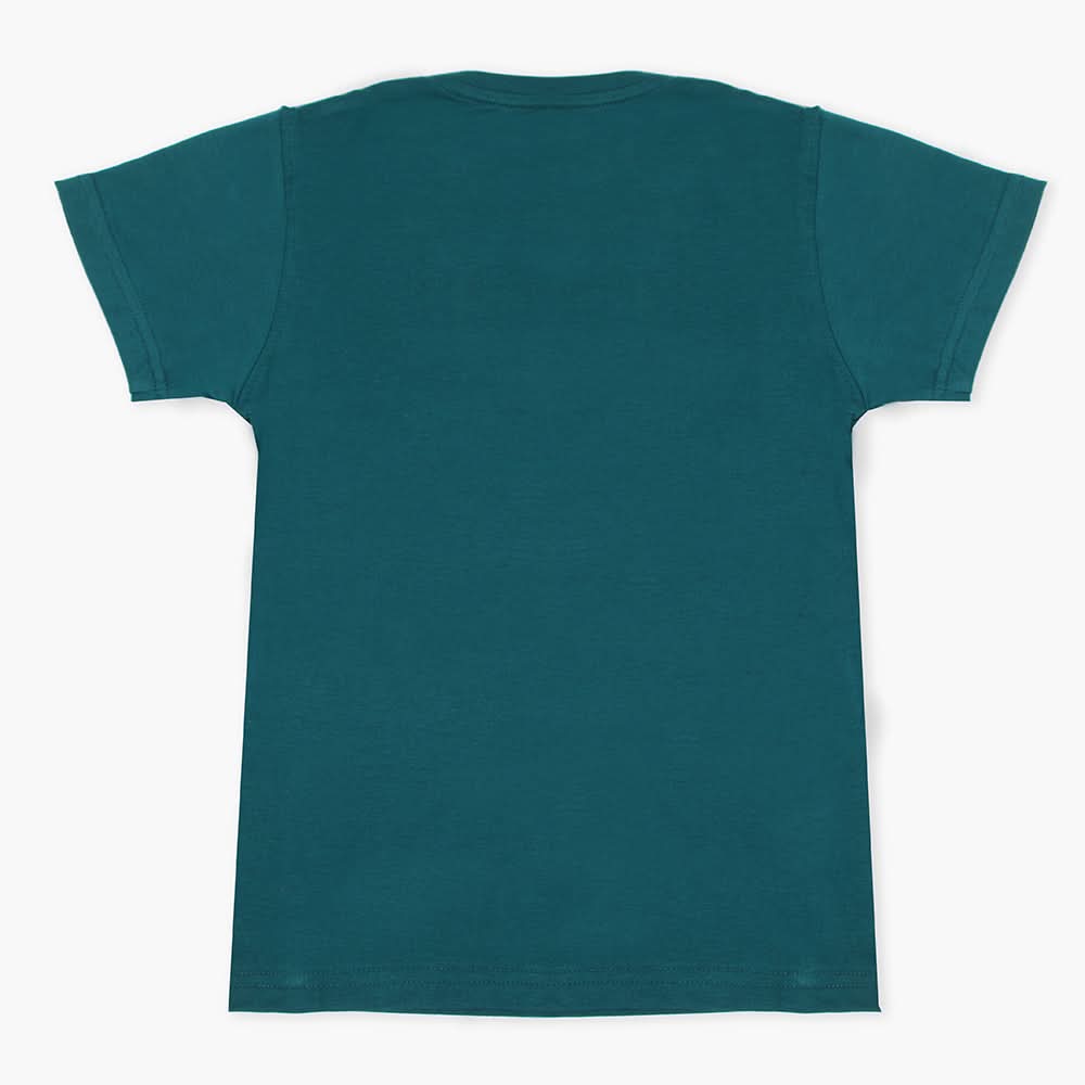 Boys Half Sleeves Polo T-Shirt - Steel Green, Boys T-Shirts, Chase Value, Chase Value