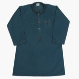 Boys Embroidered Shalwar Suit - Steel Green, Boys Shalwar Kameez, Chase Value, Chase Value